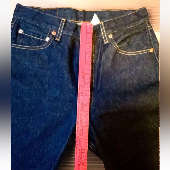 👖LEVI’S👖501 XX RED TAG “SLEVAGE” STRAIGHT BUTTON FLY BLUE JEANS EUC💙 - Picture 15 of 16
